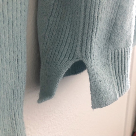 LOFT Turtle Neck Sweater - Light Blue - Extra Small XS - Picture 4 of 8